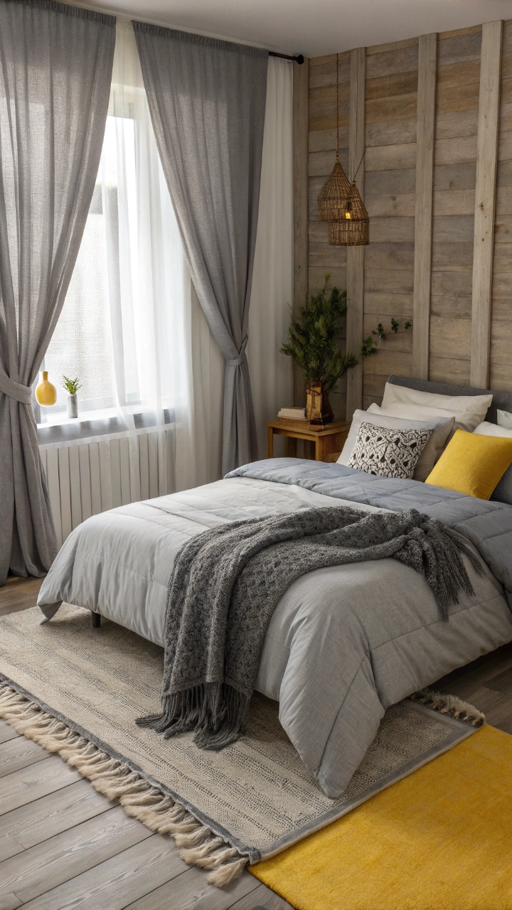13 Gray and Yellow Bedroom Ideas That Feel Stylish and Fun