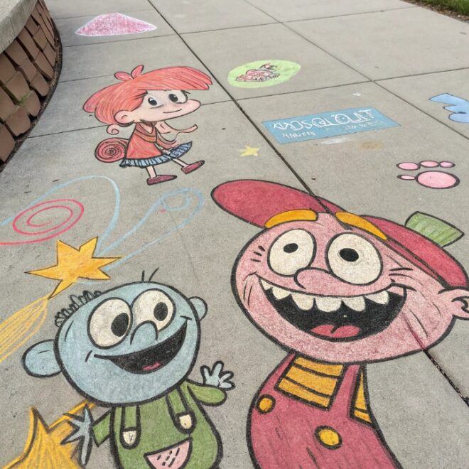 16 Creative Sidewalk Chalk Art Ideas You’ll Love