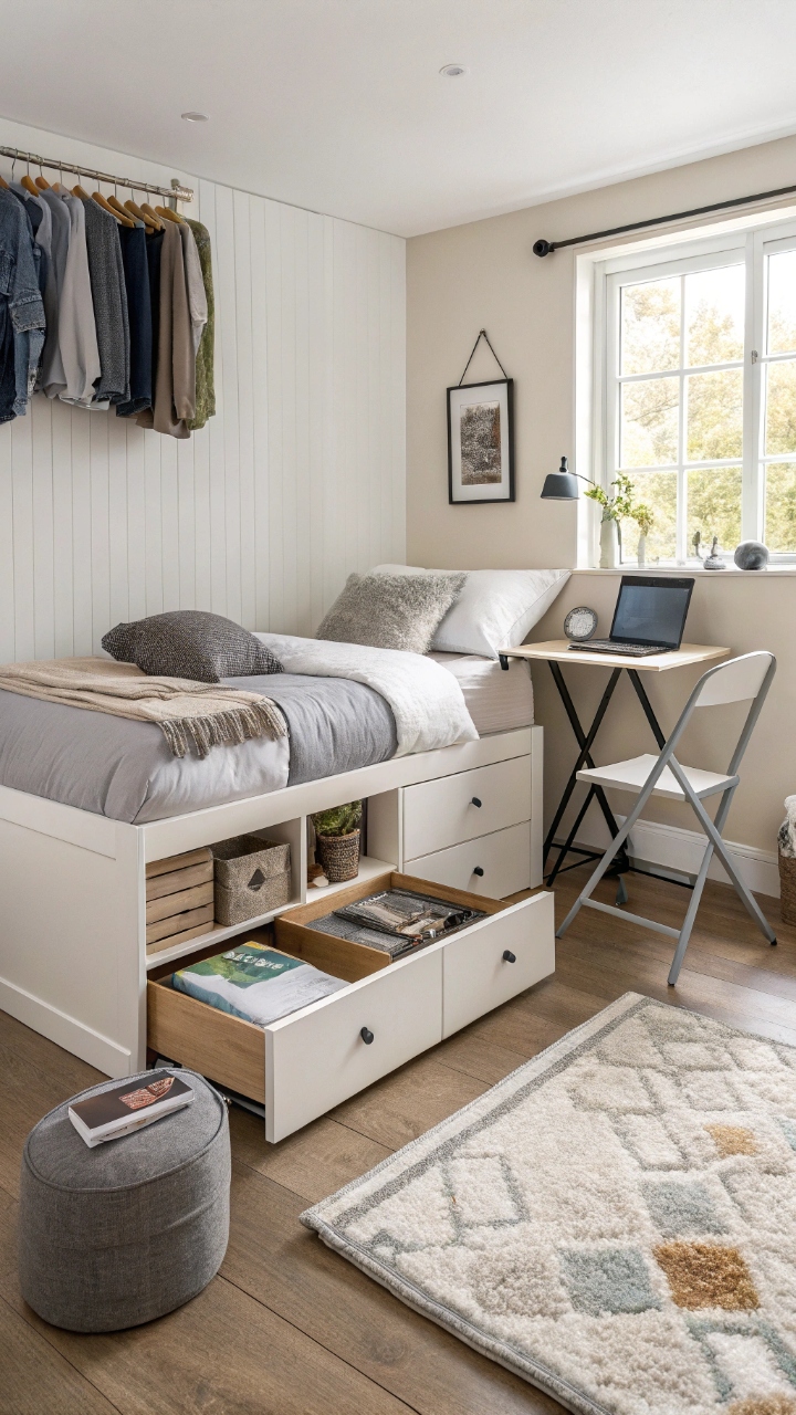 14 Genius Small Bedroom Hacks You Need to Try