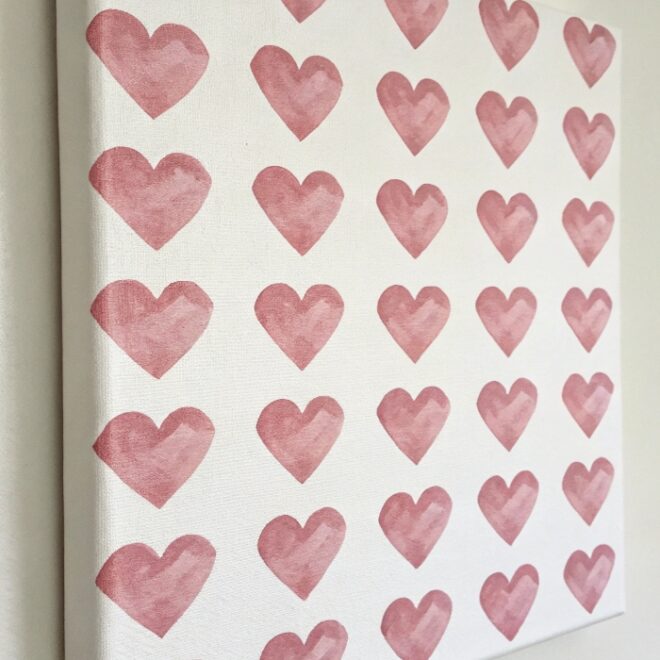 15 Heart Pattern Painting Ideas That Look So Cute