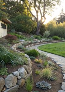 14 Creative Rain Scaping Ideas with Plants and Stones