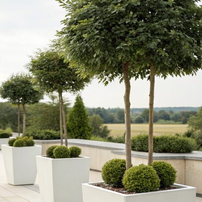 15 Unique Tall Outdoor Planters Ideas That Stand Out