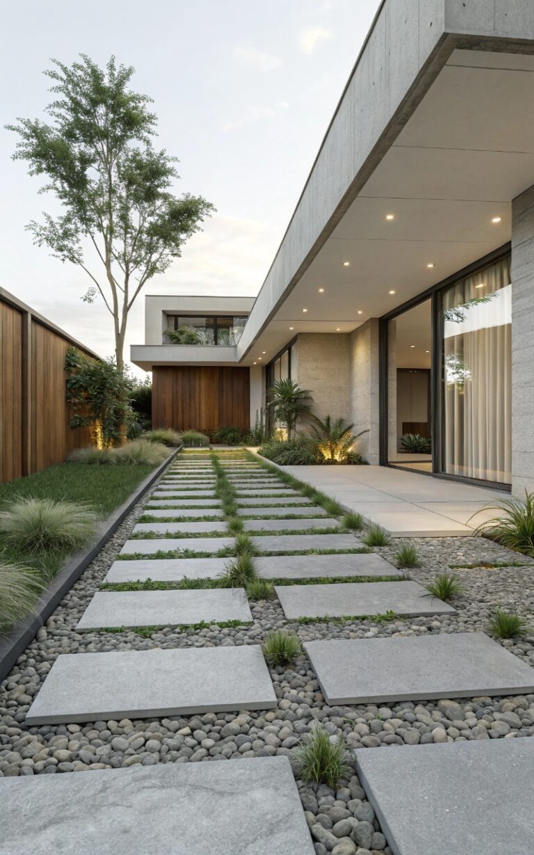 15 No Grass Front Yard Ideas That Save Water and Time