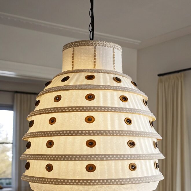 15 DIY Button Lamps That Add a Cute Handmade Touch