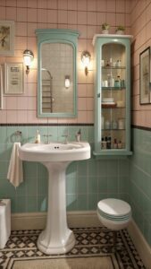 14 Authentic 1950s Retro Bathroom Ideas for a Throwback Look