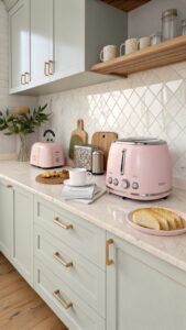 14 Aesthetic Pink Kitchen Ideas With Soft Feminine Touches