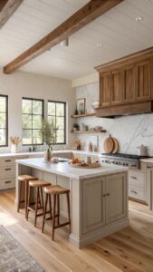 17 Cozy Greige Kitchen Decor Ideas with Neutral Tones