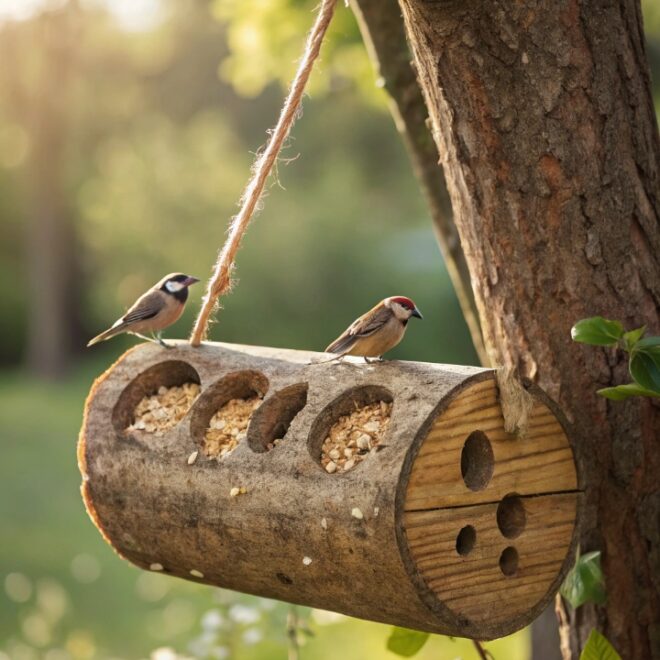 16 Cute DIY Bird Feeder Ideas for Backyard Birds