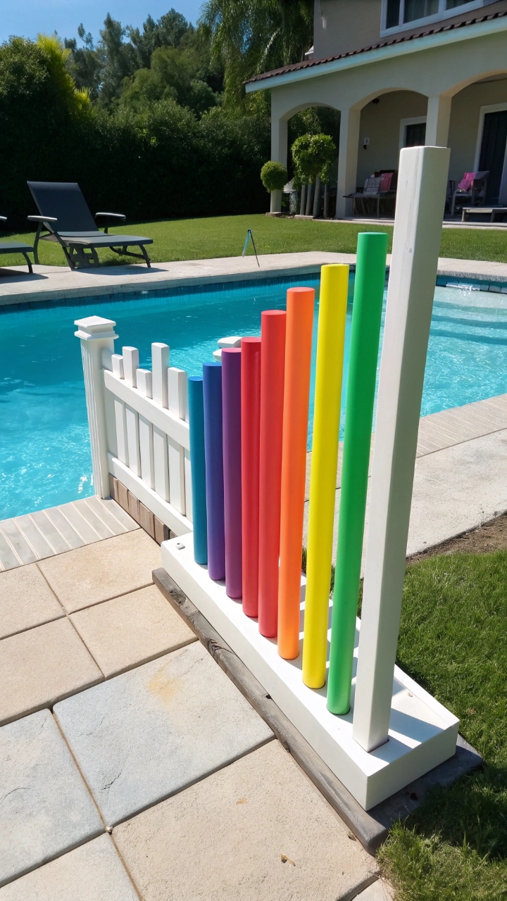 16 Easy DIY Pool Float Organizers For Summer