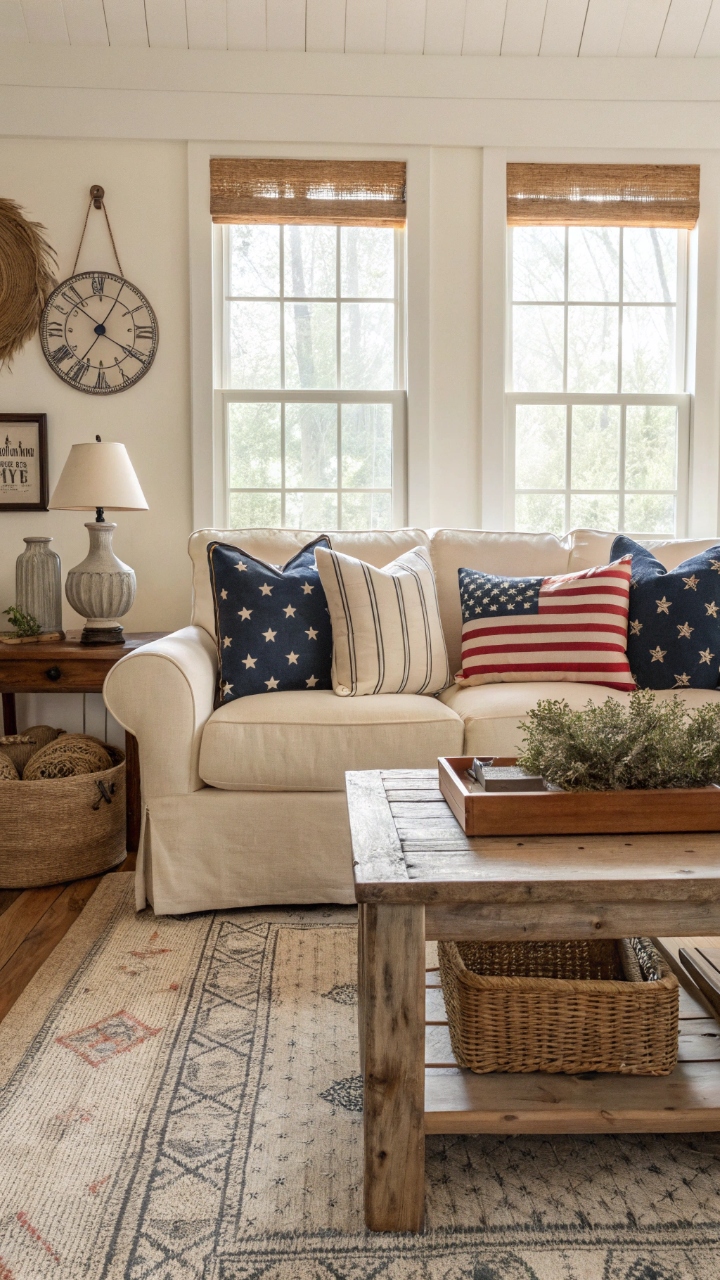 15 Farmhouse 4th of July Decor Ideas That Feel Cozy