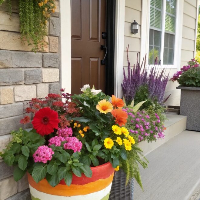 14 Beautiful Front Porch Flower Pot Ideas For Summer