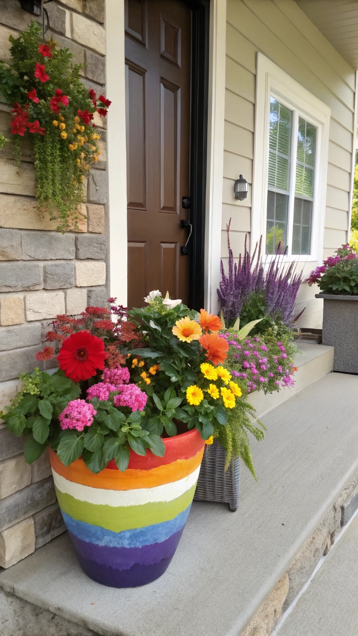 14 Beautiful Front Porch Flower Pot Ideas For Summer