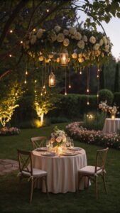14 Garden Chandelier Ideas That Look Magical at Night