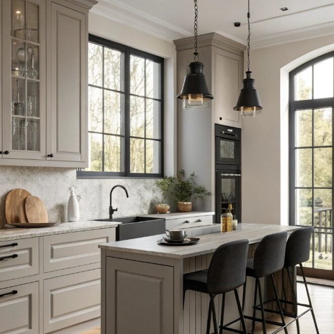 15 Greige Kitchen Decor Ideas That Look Warm and Modern
