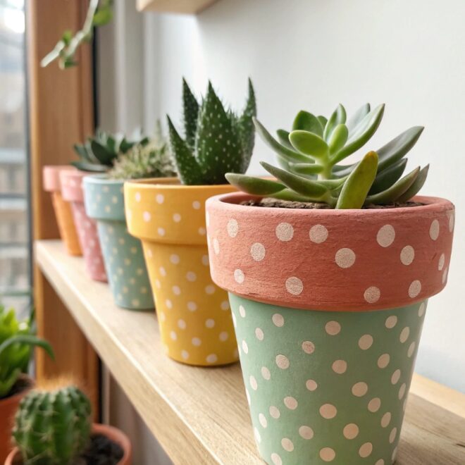 15 Hand Painted Flower Pot Ideas That Look So Cute