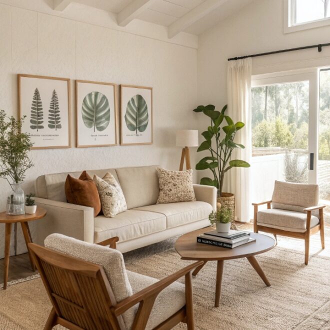 14 Small Mid Century Modern Living Room Ideas That Feel Spacious
