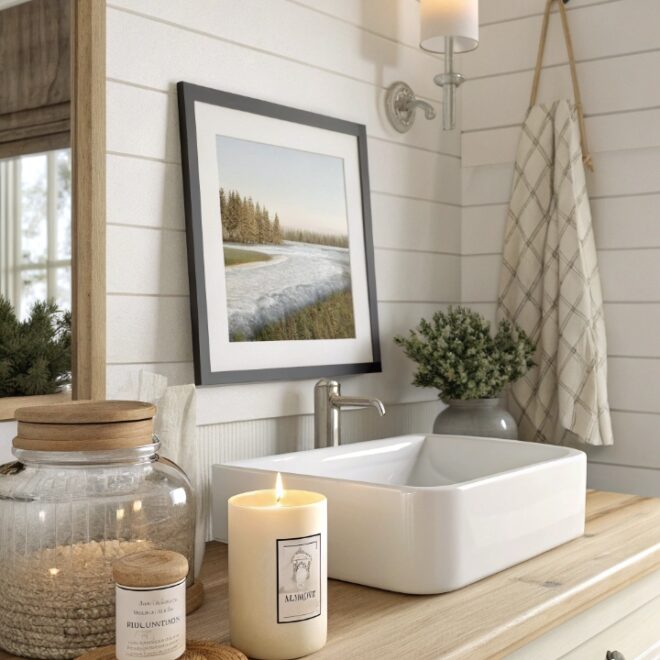 14 Simple Modern Farmhouse Bathroom Ideas That Look Amazing