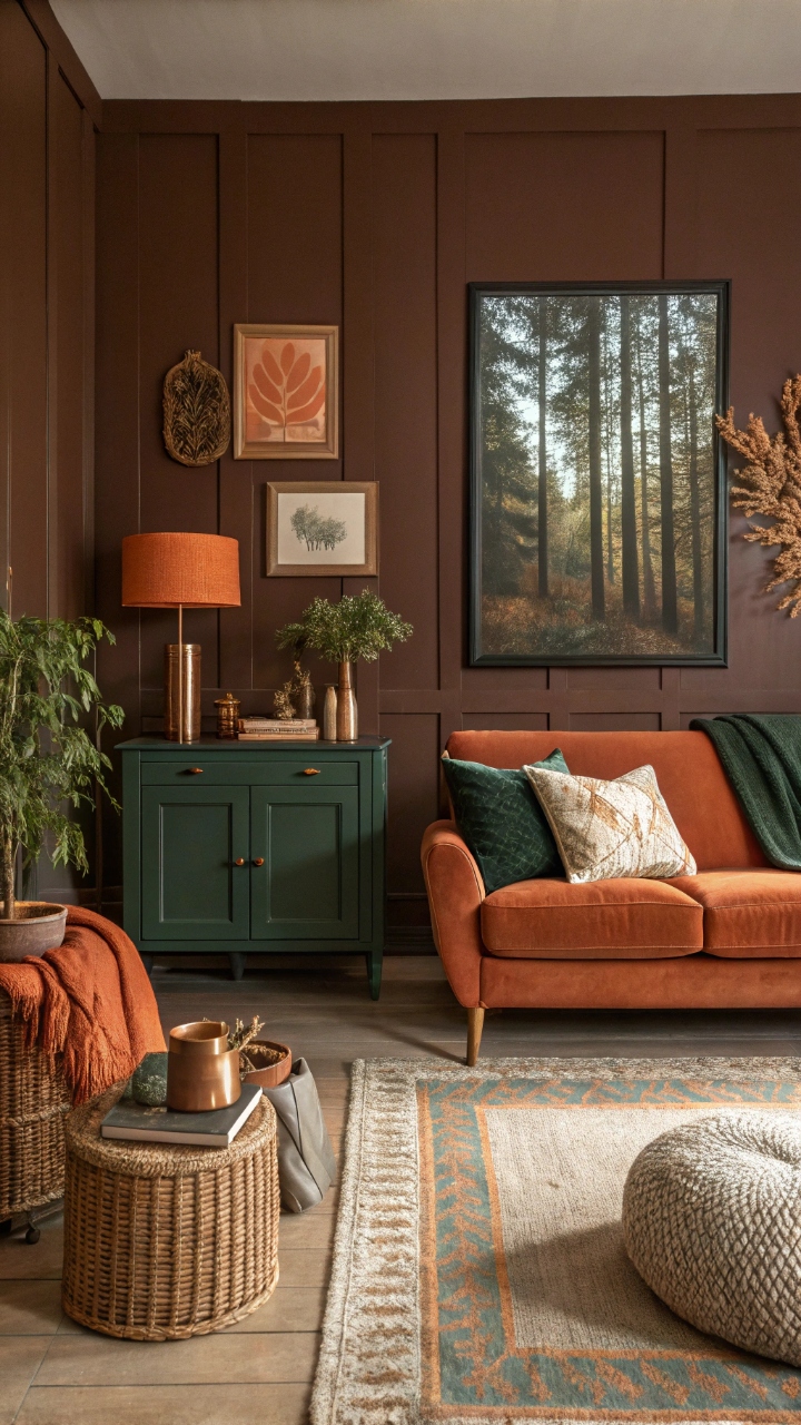 14 Orange Accent Living Room Ideas That Look Stunning