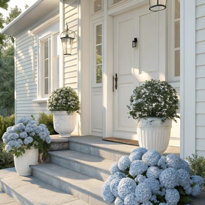 13 Tall Outdoor Planter Ideas for a Stylish Entryway