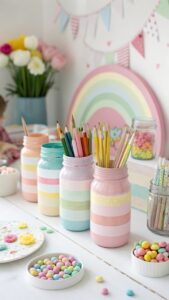 15 Painted Glass Jar Ideas That Look Cute And Creative