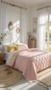 15 Trendy Pink and Yellow Bedding Ideas for Bedroom Refresh