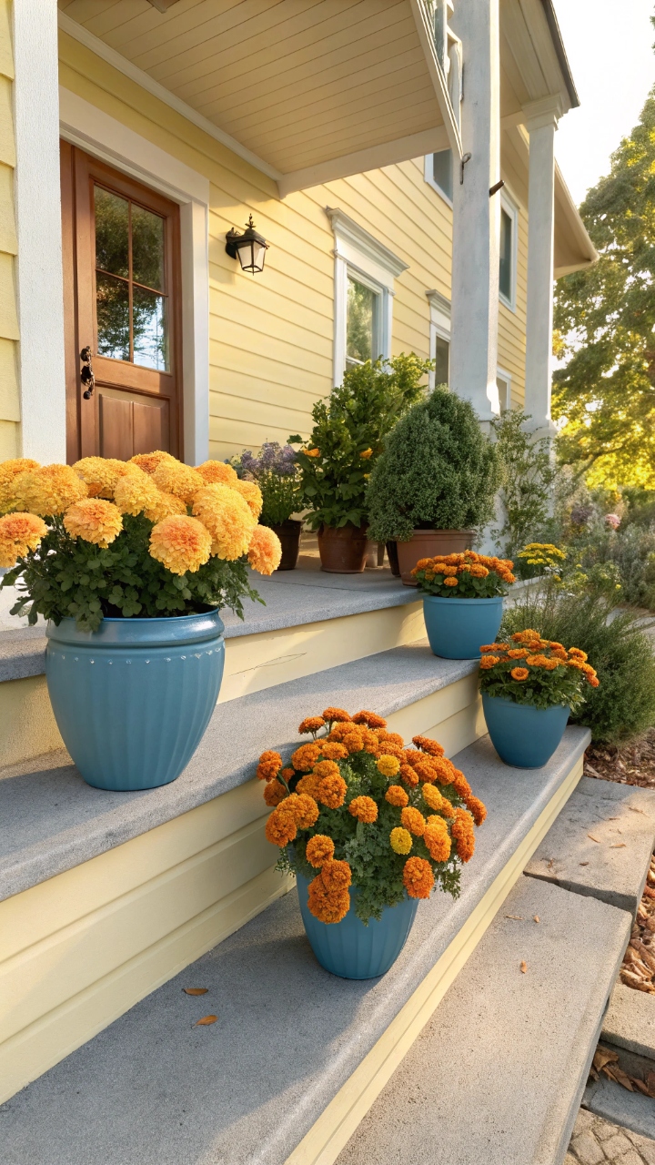 16 Colorful Summer Flower Pot Ideas To Refresh Your Porch