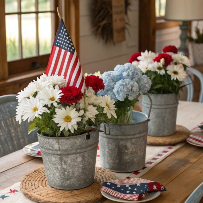 16 Vintage Farmhouse 4th of July Decor Ideas for Patriotic Style