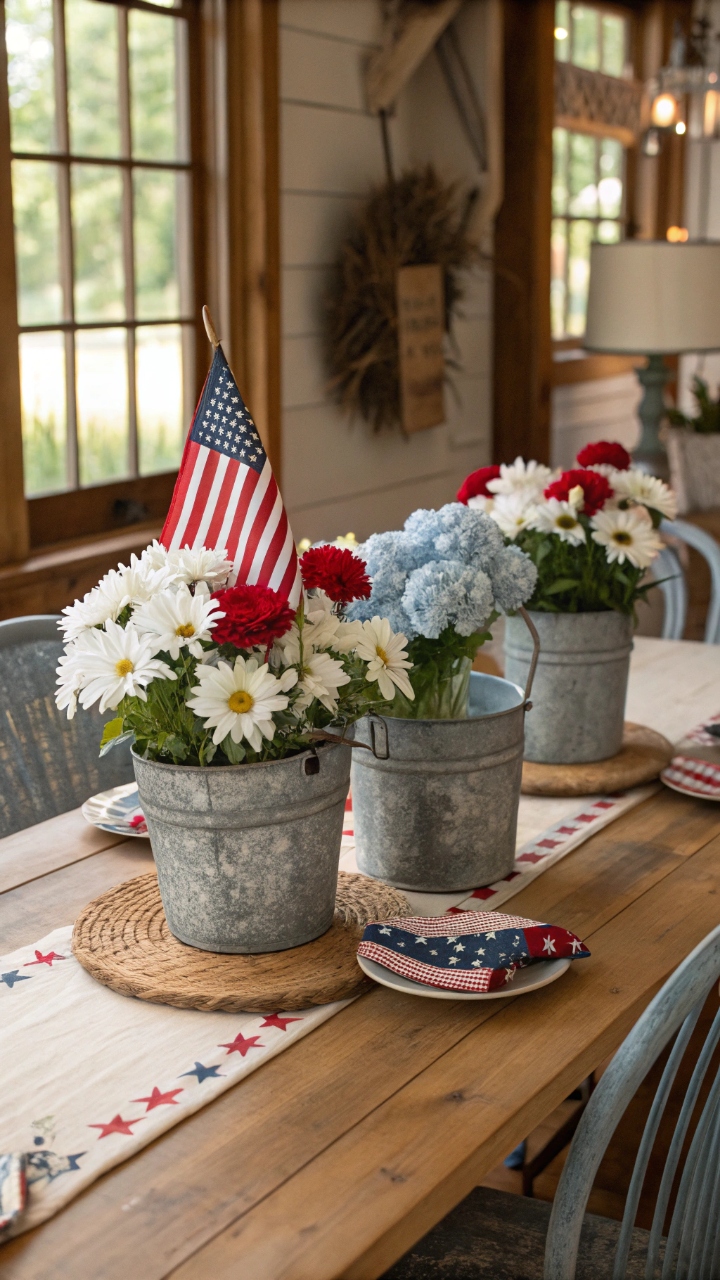 16 Vintage Farmhouse 4th of July Decor Ideas for Patriotic Style