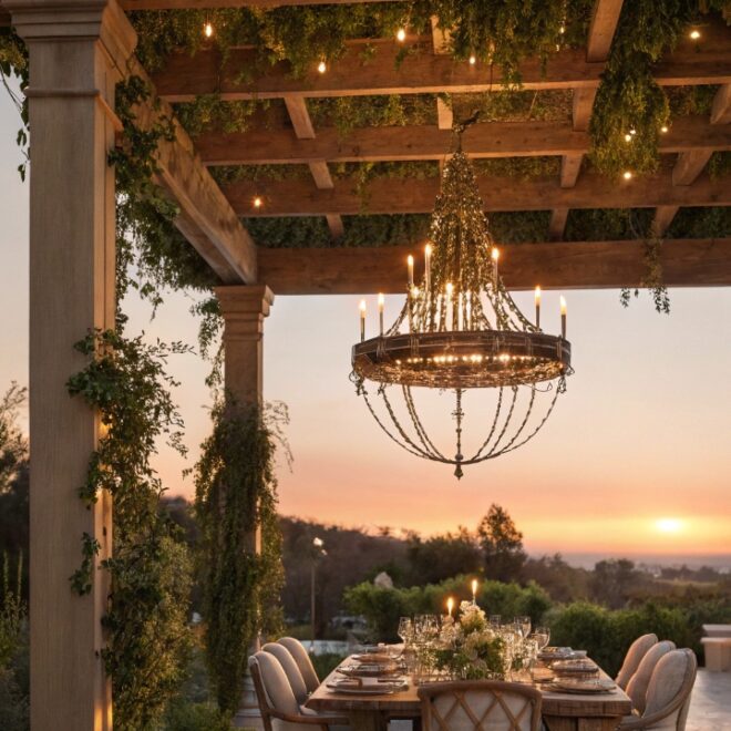 15 Vintage Garden Chandelier Ideas for Cozy Spaces