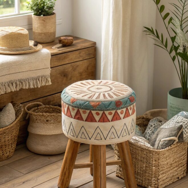 17 Wooden Stool Painting Ideas That Look Stylish And Unique